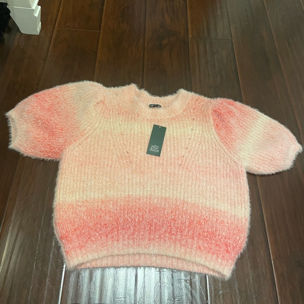 Pink ombré sweater